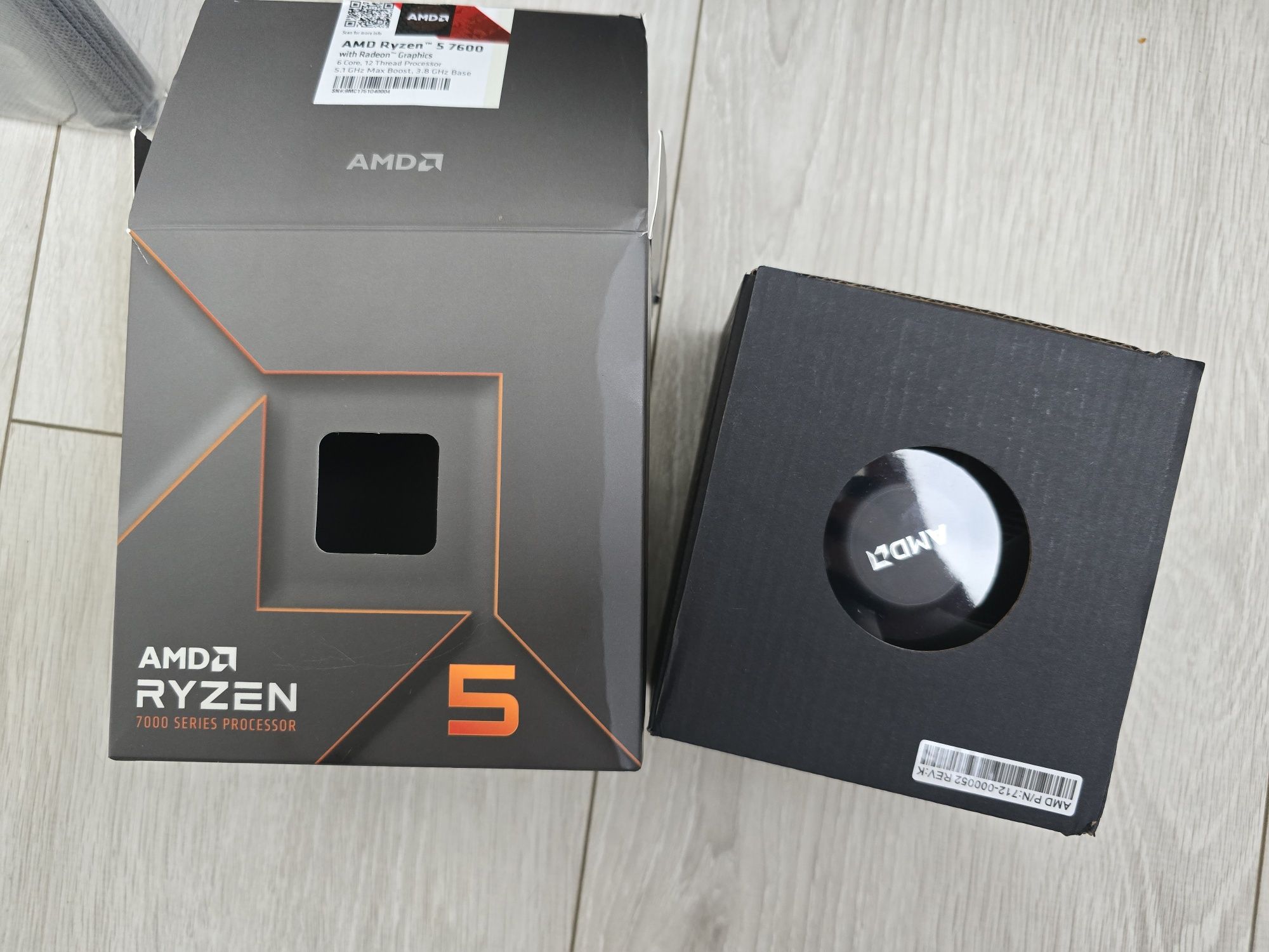 Chłodzenie CPU AMD Ryzen 5 7600 wiatrak fan wentylator cooler
