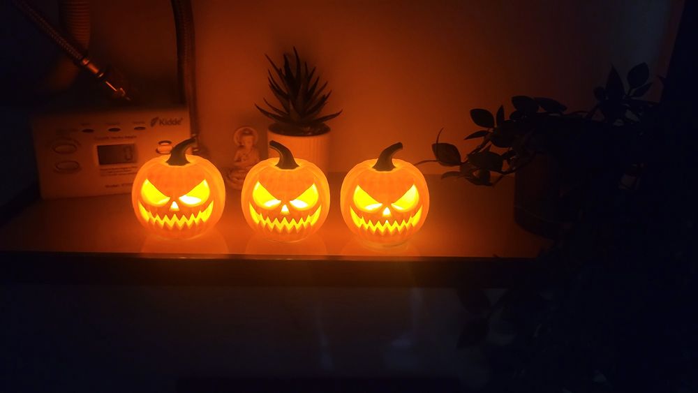 3 Dynie Halloween Led