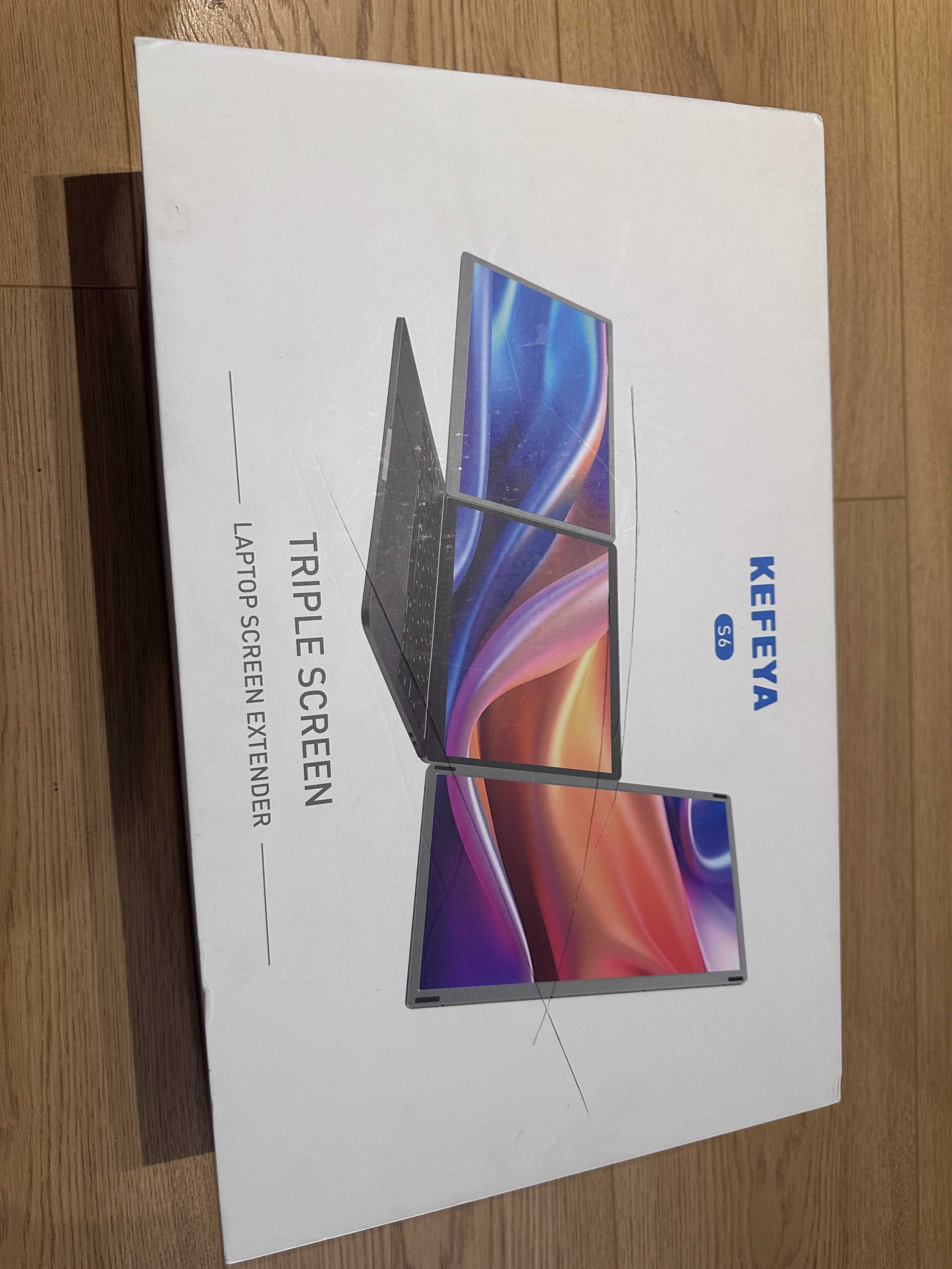 Kefeya S6: 2x Przenośny monitor do laptopa