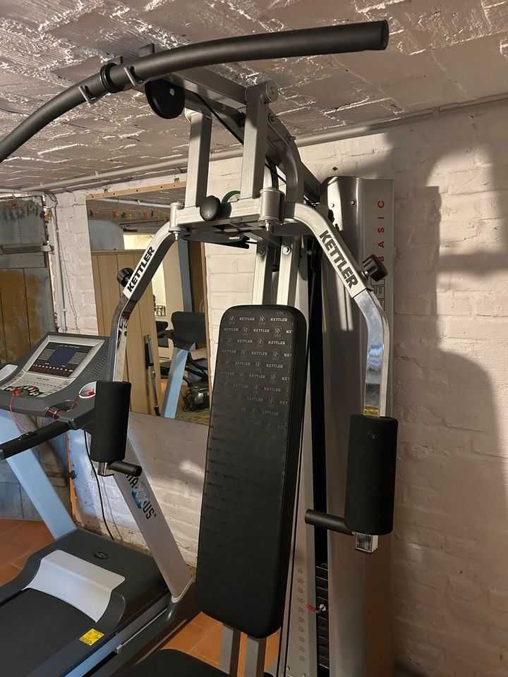 Atlas KETTLER Ławka siłka wyciąg sztanga Basic kasik 80Kg prasa do nóg