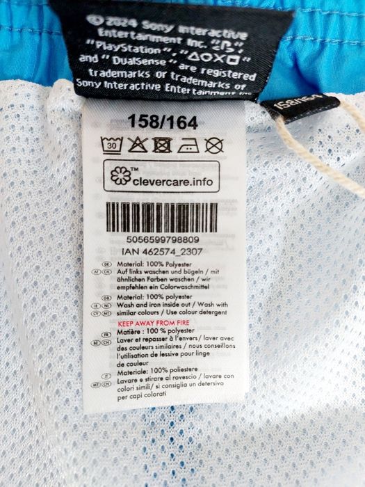 PlayStation official spodenki kąpielówki logowane