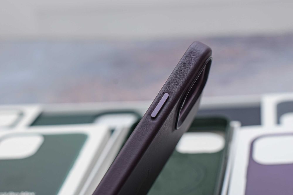 Официальный чехол кожаный Leather Case iphone 11-14 pro max Magsafe