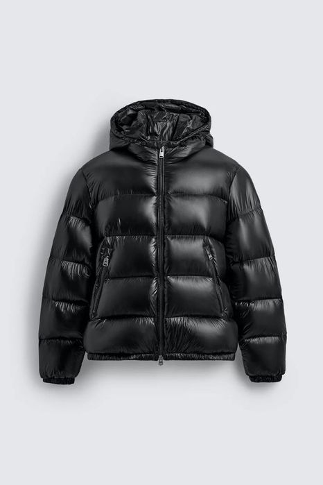 Куртка Zara глянецева / Zara Puffer Black