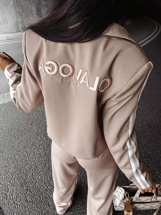 Marynarka Olavoga Heather S M czarne beżowe szara