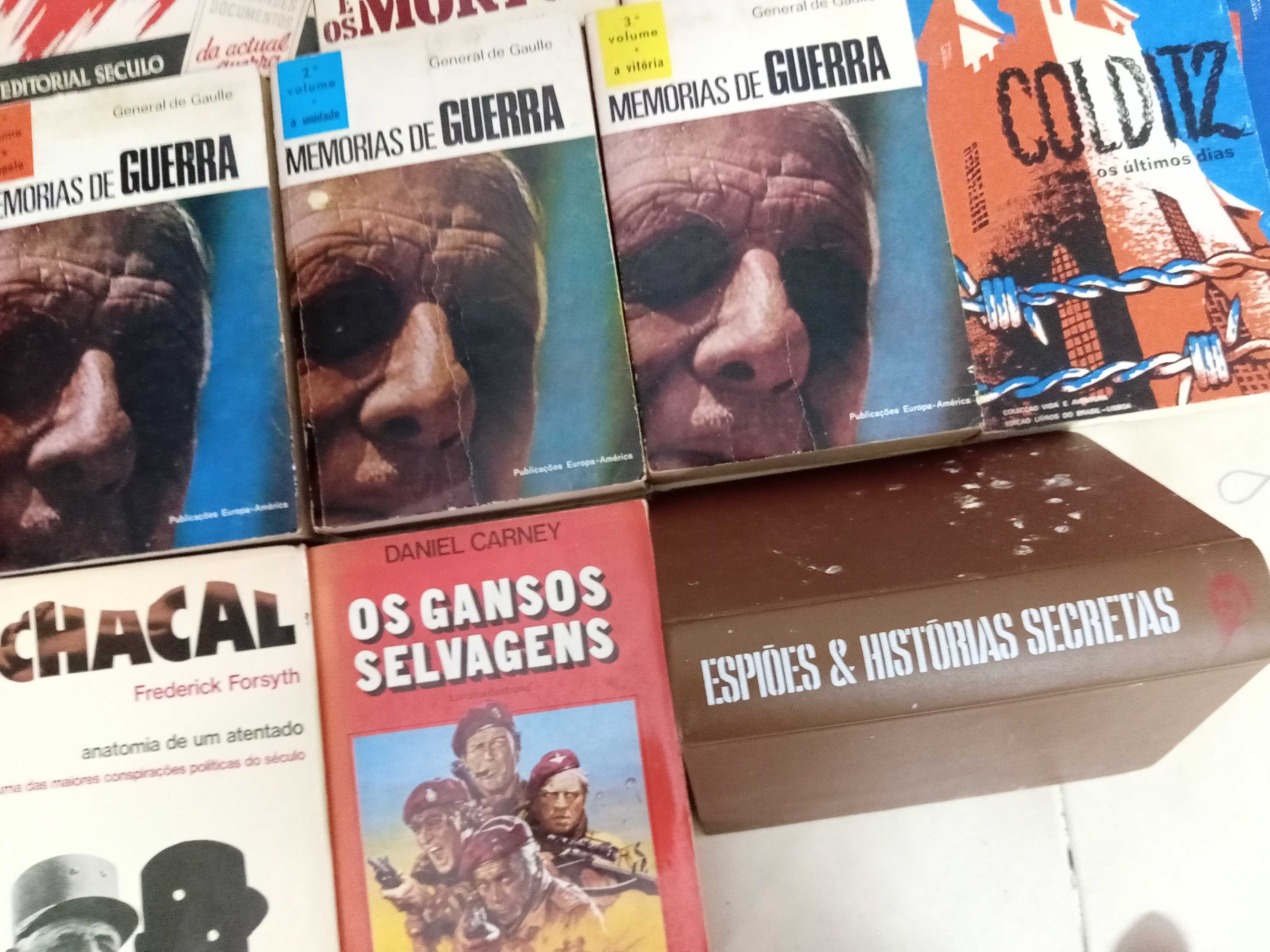 2 ª Guerra Mundial, muitos romances, preço por livro, ofereço portes