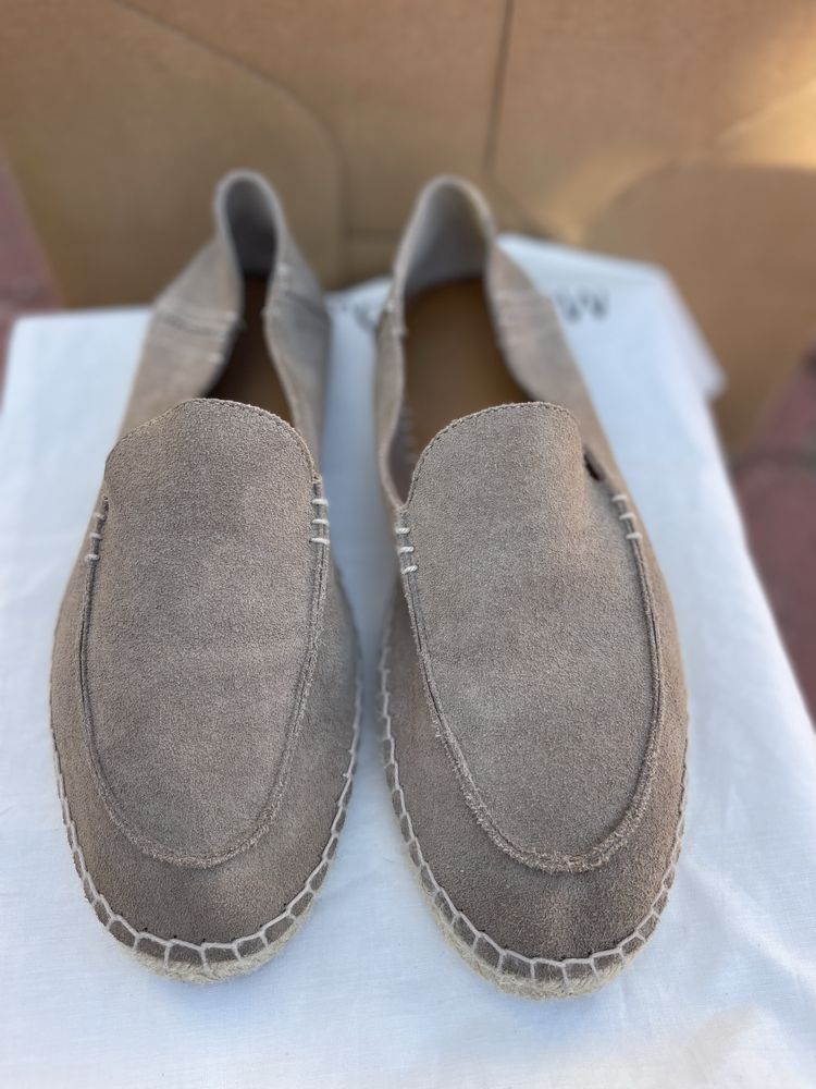 Еспадрильї,мокасини massimo dutti 41 р б/у