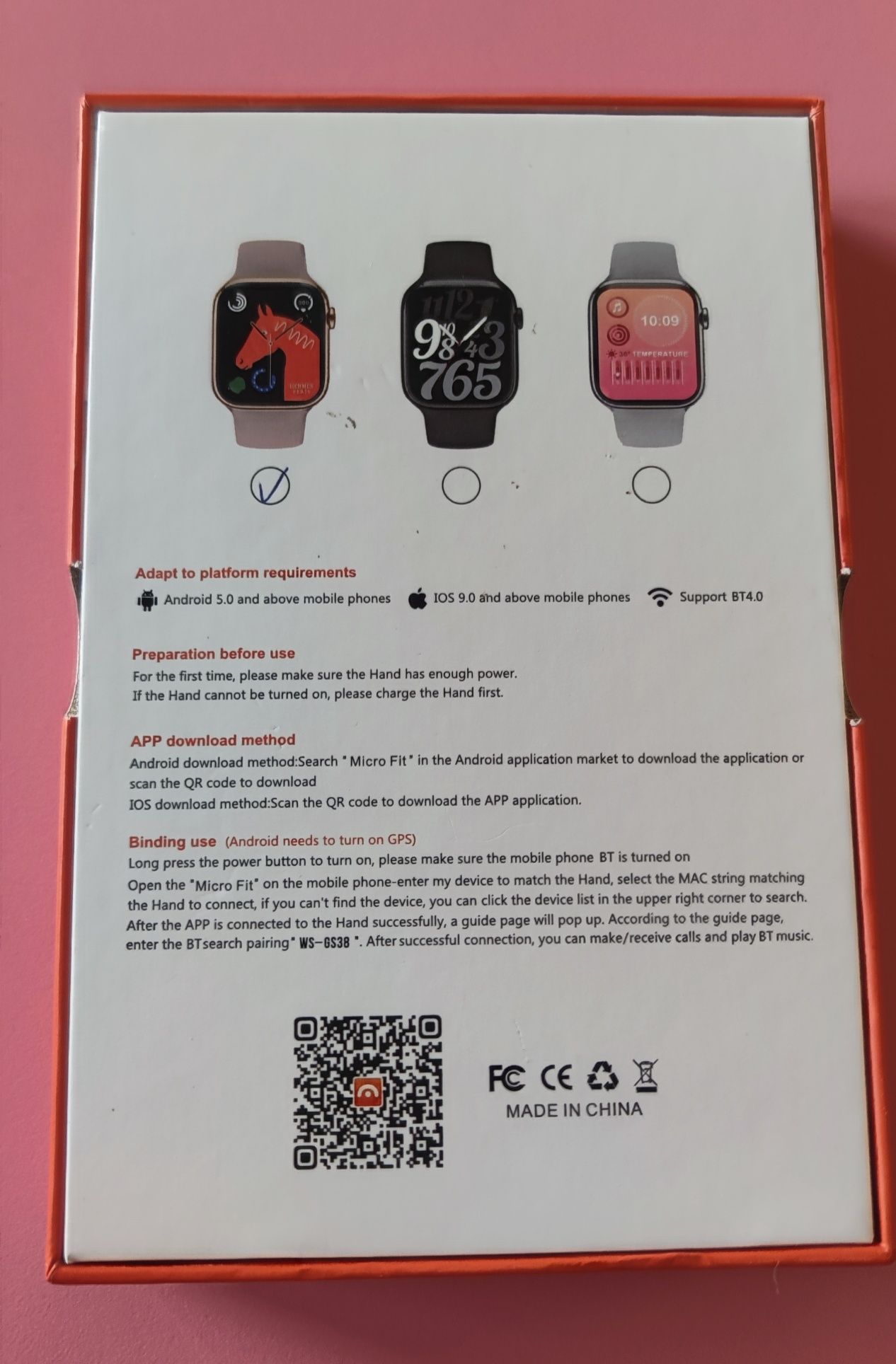 Smart Watch GS38