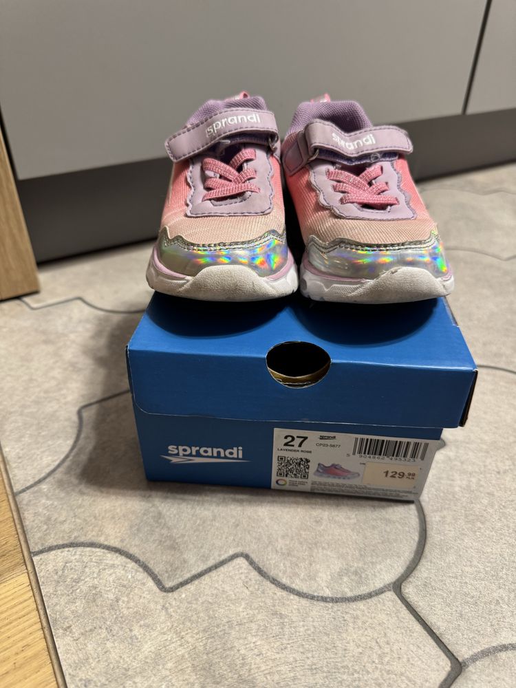Buty na rzepy dla dziewczynki r 27
