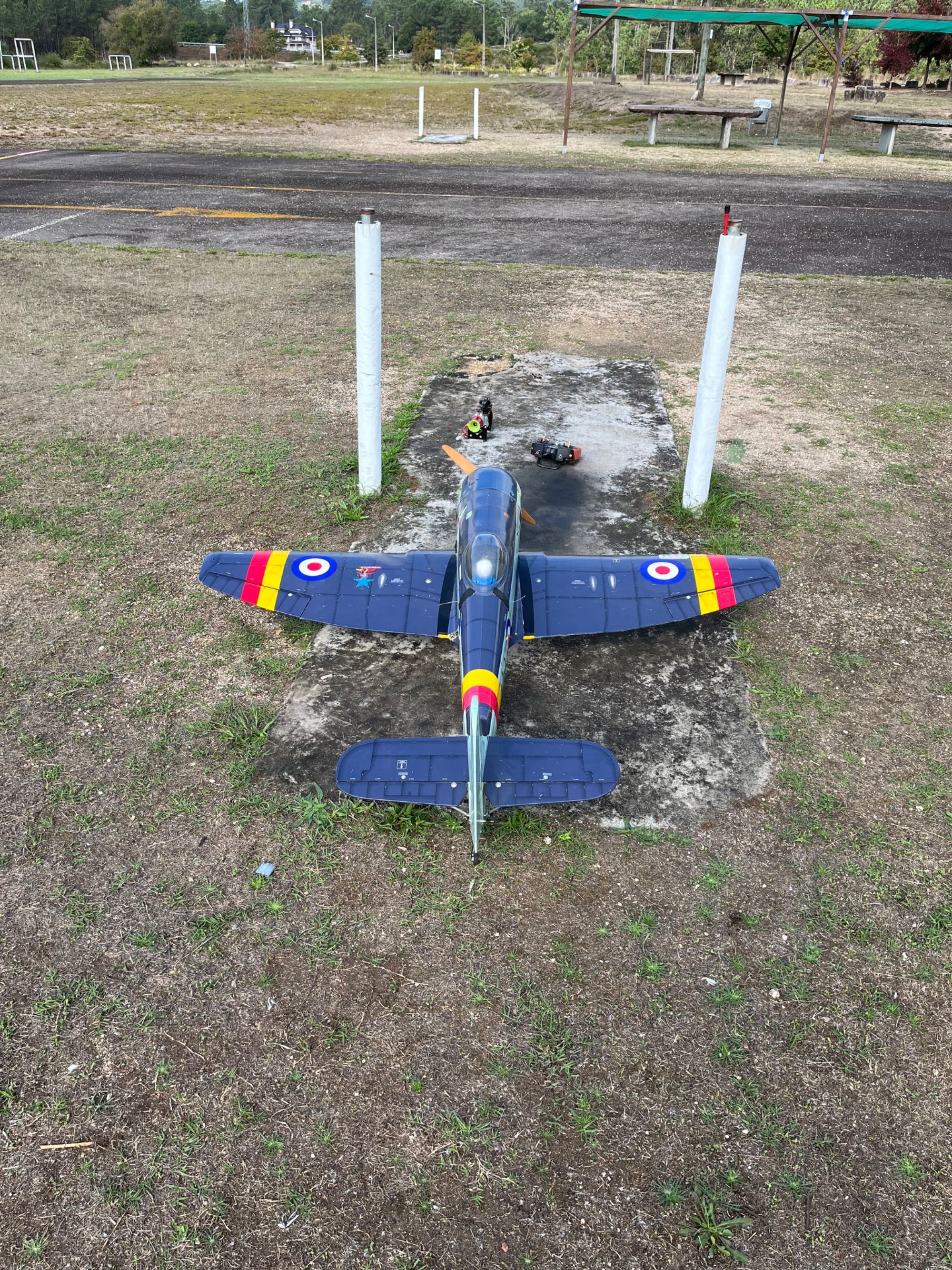 Avião rc a gasolina