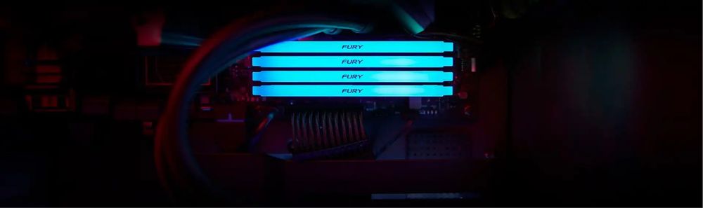 Модуль памяти Kingston Fury DDR4 16gb(2х8GB) 3200MHz Beast RGB СРОЧНО