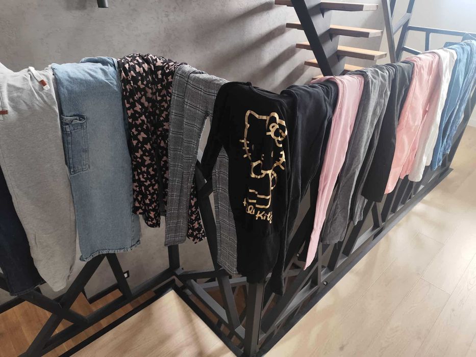 16 par spodni + bluzka gratis 146/152