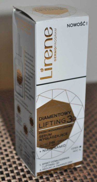Lirene- Diamentowy Lifting 3D Przeciwzmarszczkowe serum- 30ml- KRAKÓW