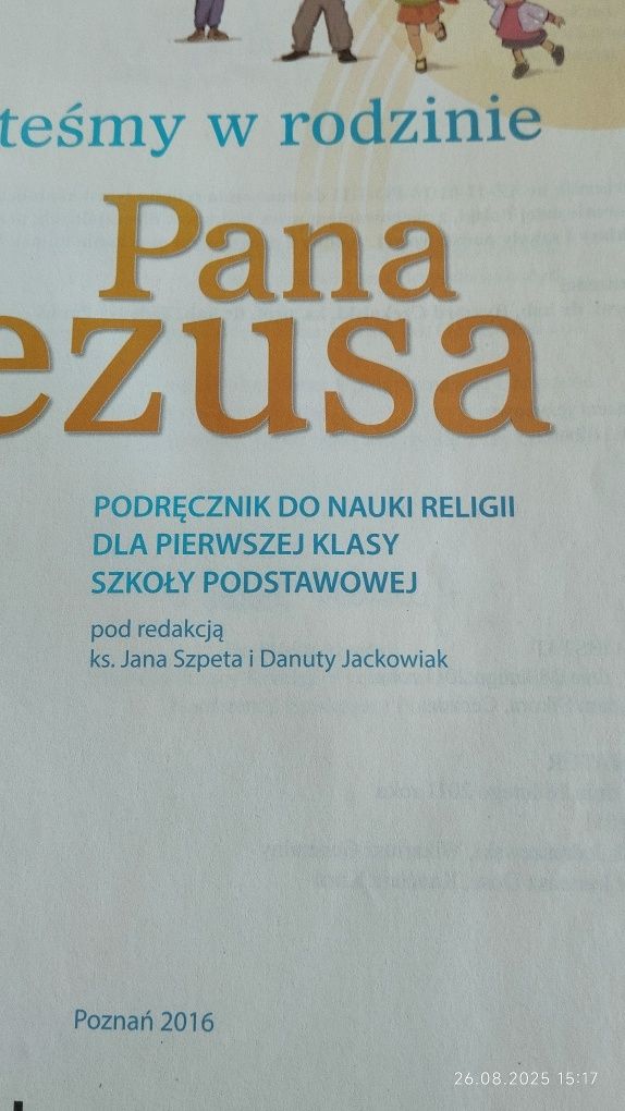 Jesteśmy w rodzinie Pana Jezusa 1 Podręcznik