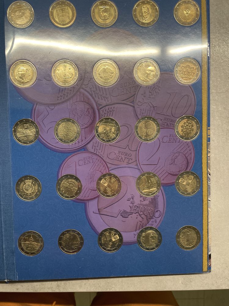 83 Monety 2 Euro z roku 1999 do 2020
