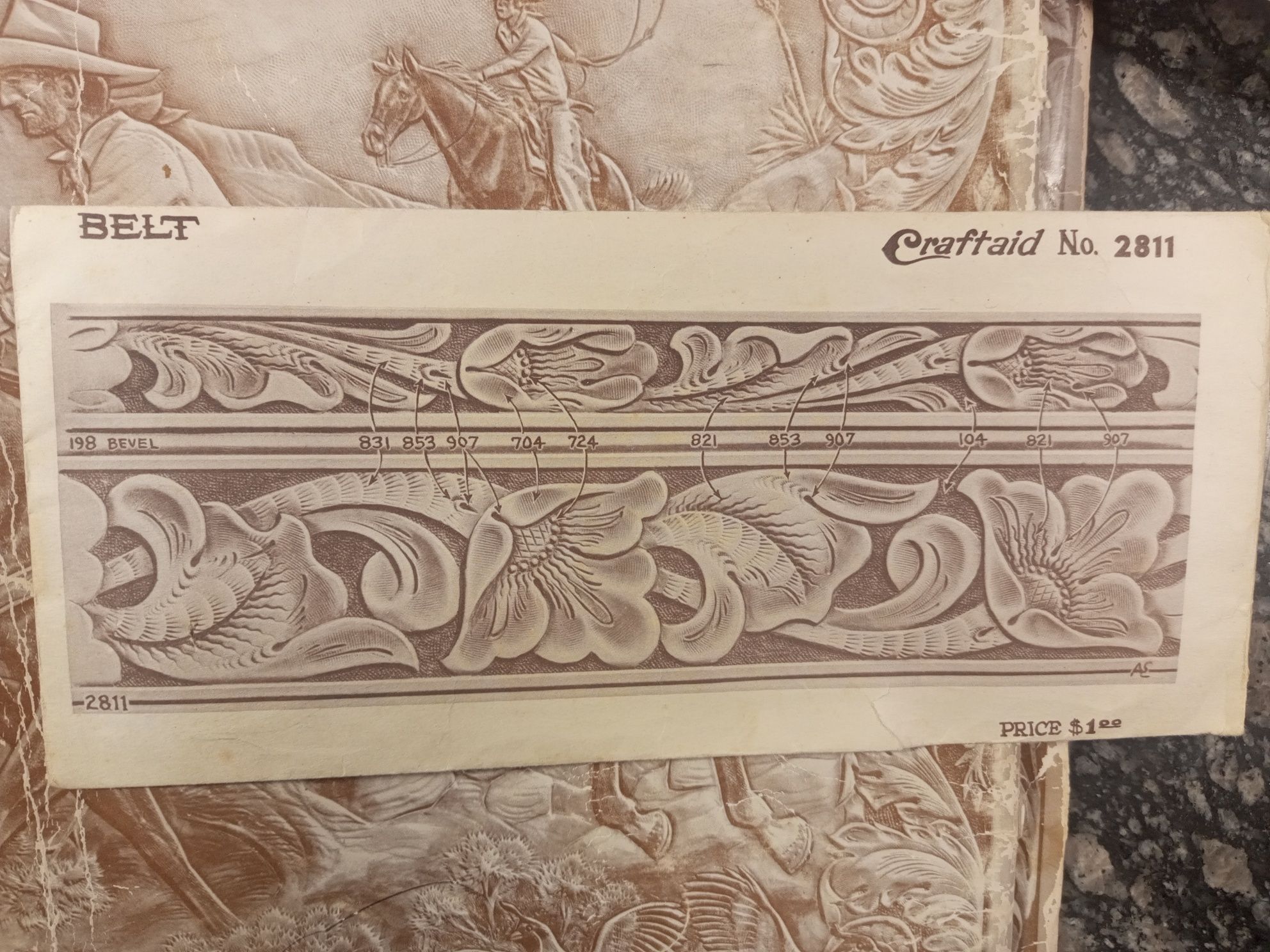 Штампи для тиснення шкіри (craftool, craftool co.)
