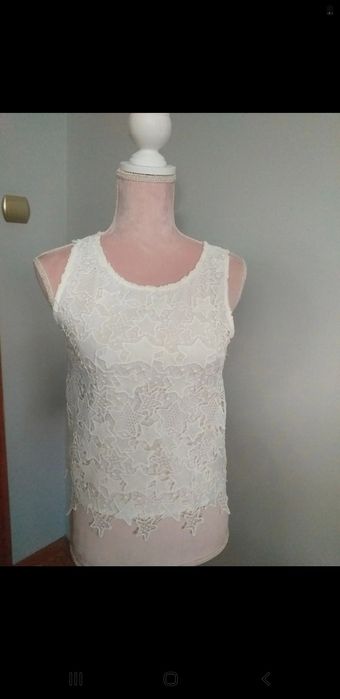 Koronkowa bluzka Boho gwiazdki