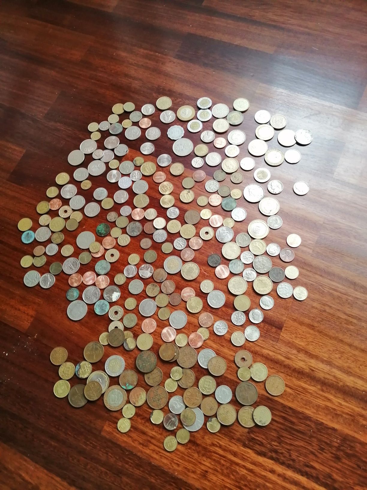 Moedas antigas para coleção