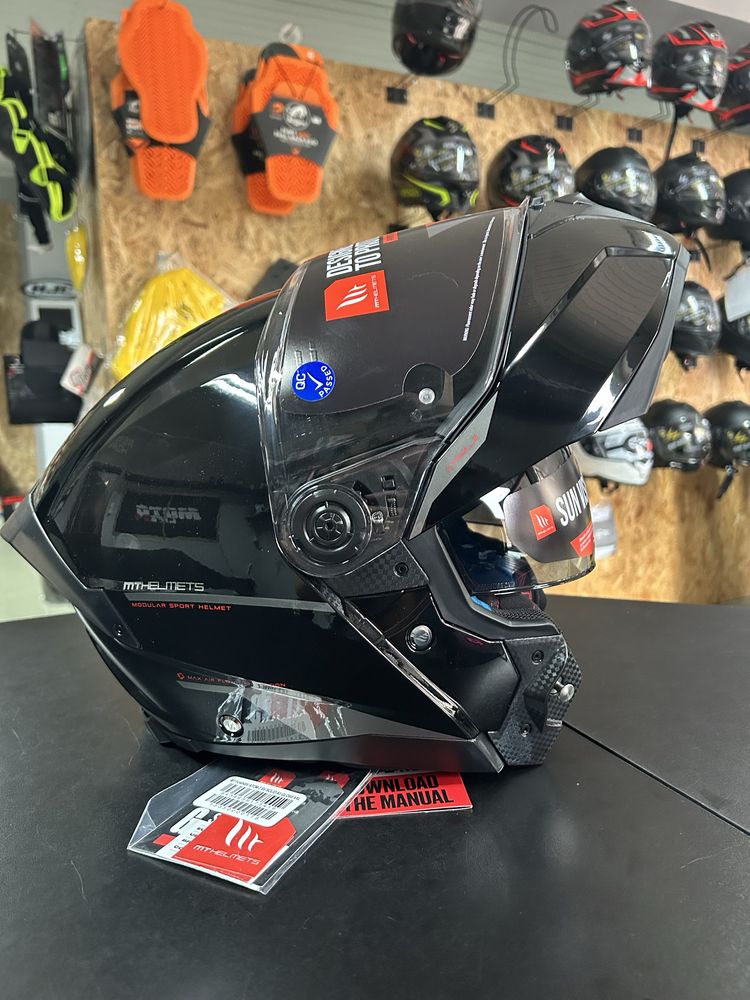 Kask motocyklowy MT Atom rozmiary L, XL, XXL