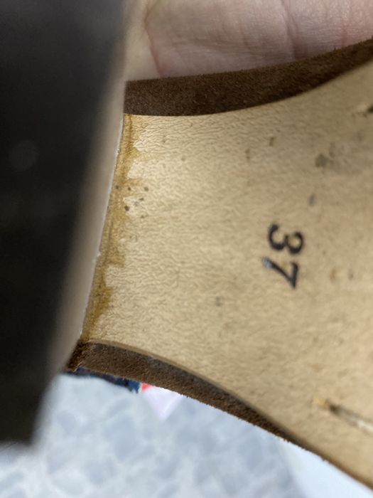 Botas de ganga e camurça, n.37