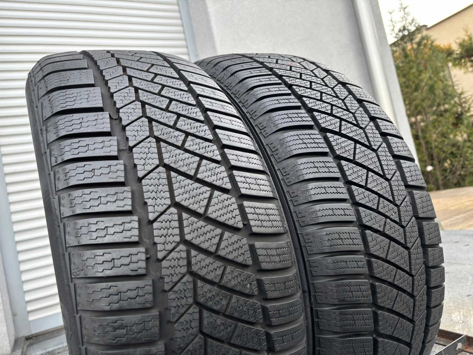 2szt zimowe 205/55R17 Continental 8,3mm 2022r świetny stan! Z4016 gwar