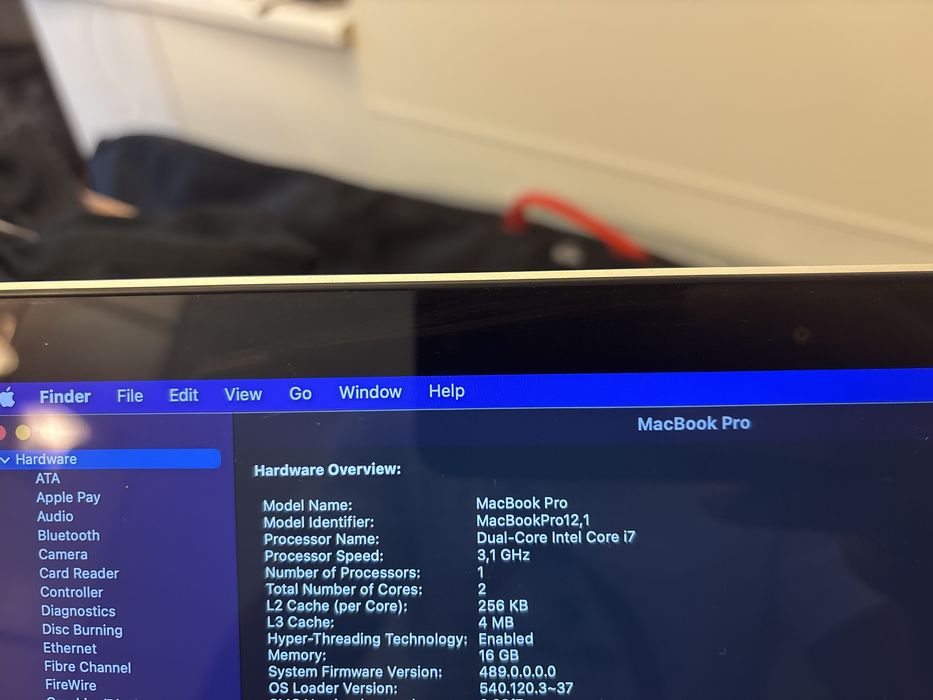 MacBook Pro i7 16GB 512SSD (Retina 13 polegadas, início de 2015)