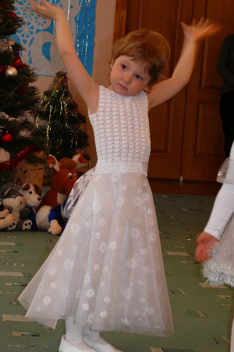 Платье Снежинка