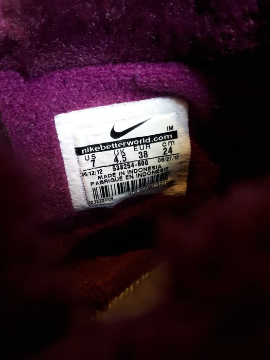 buty NIKE damskie z kożuszkiem rozmiar 38 Skórzane