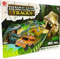 Детская гибкая дорога конструктор Dinosaur Magic Tracks, 192 детали