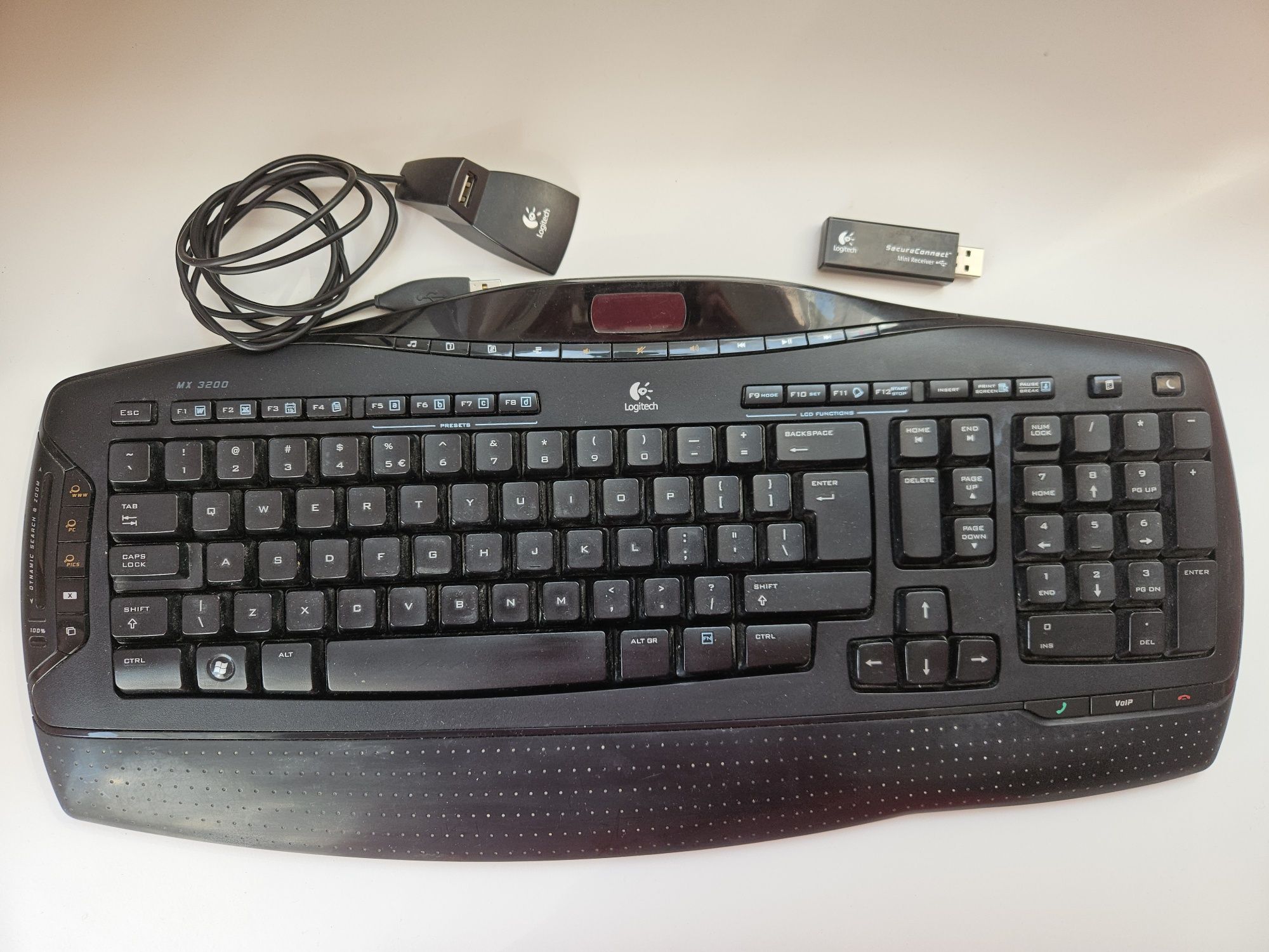 Kawiatura Logitech MX 3200 + adapter