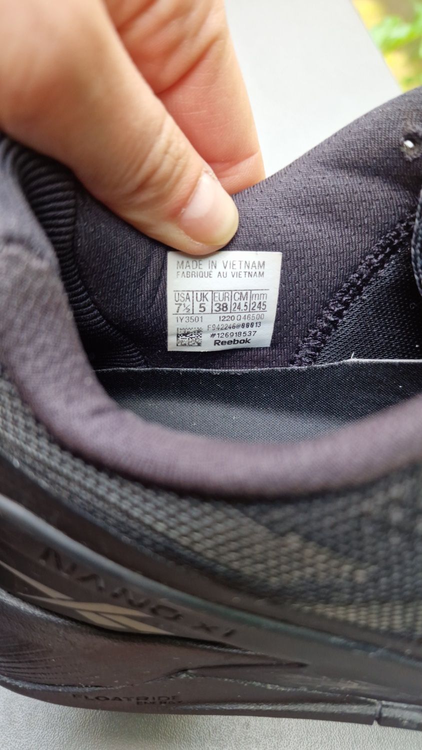 reebok nano x1 розмір 38