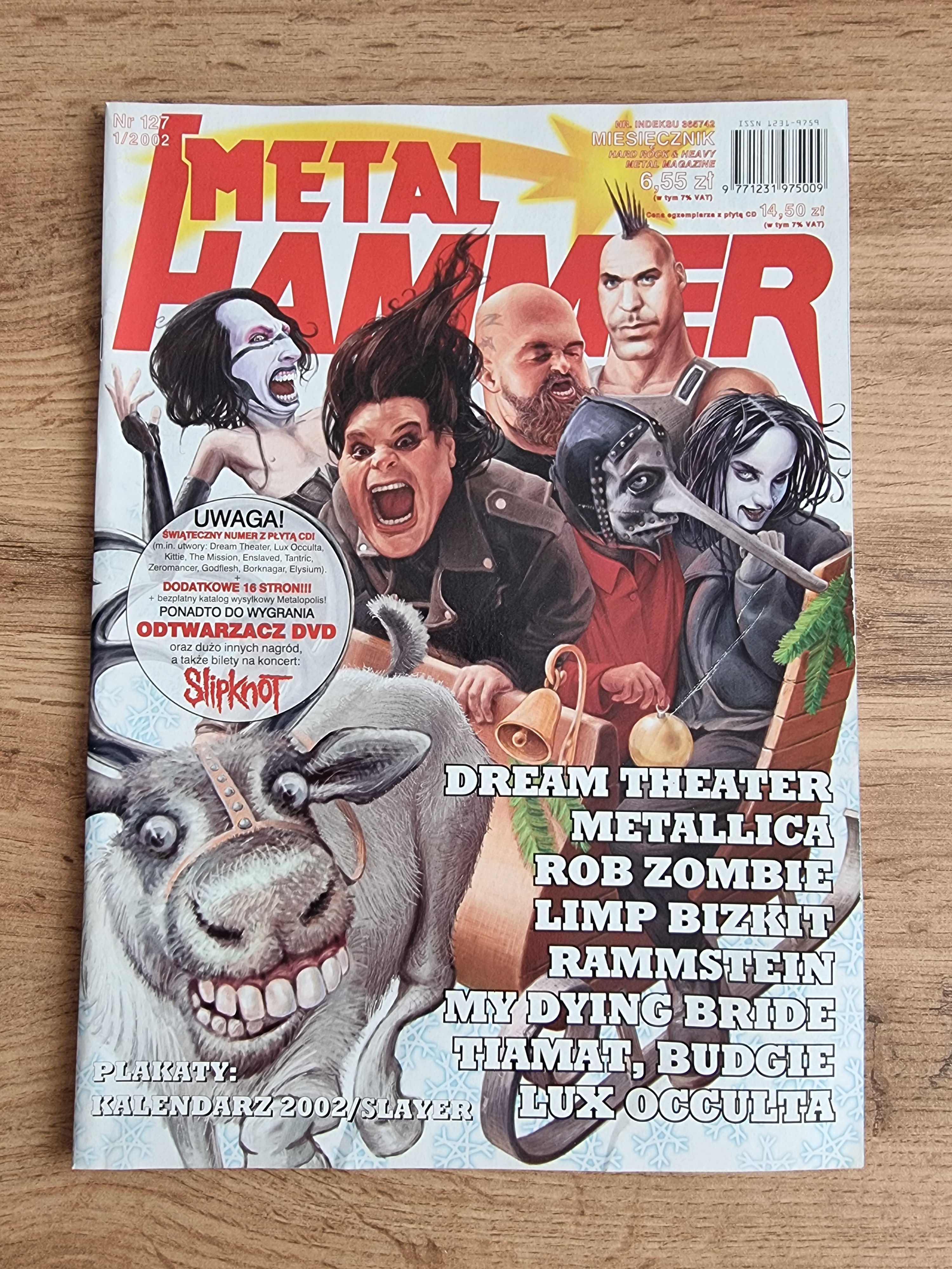 Metal Hammer 2002 - Dream Theater, Plakaty: Slayer, Kalendarz 2002