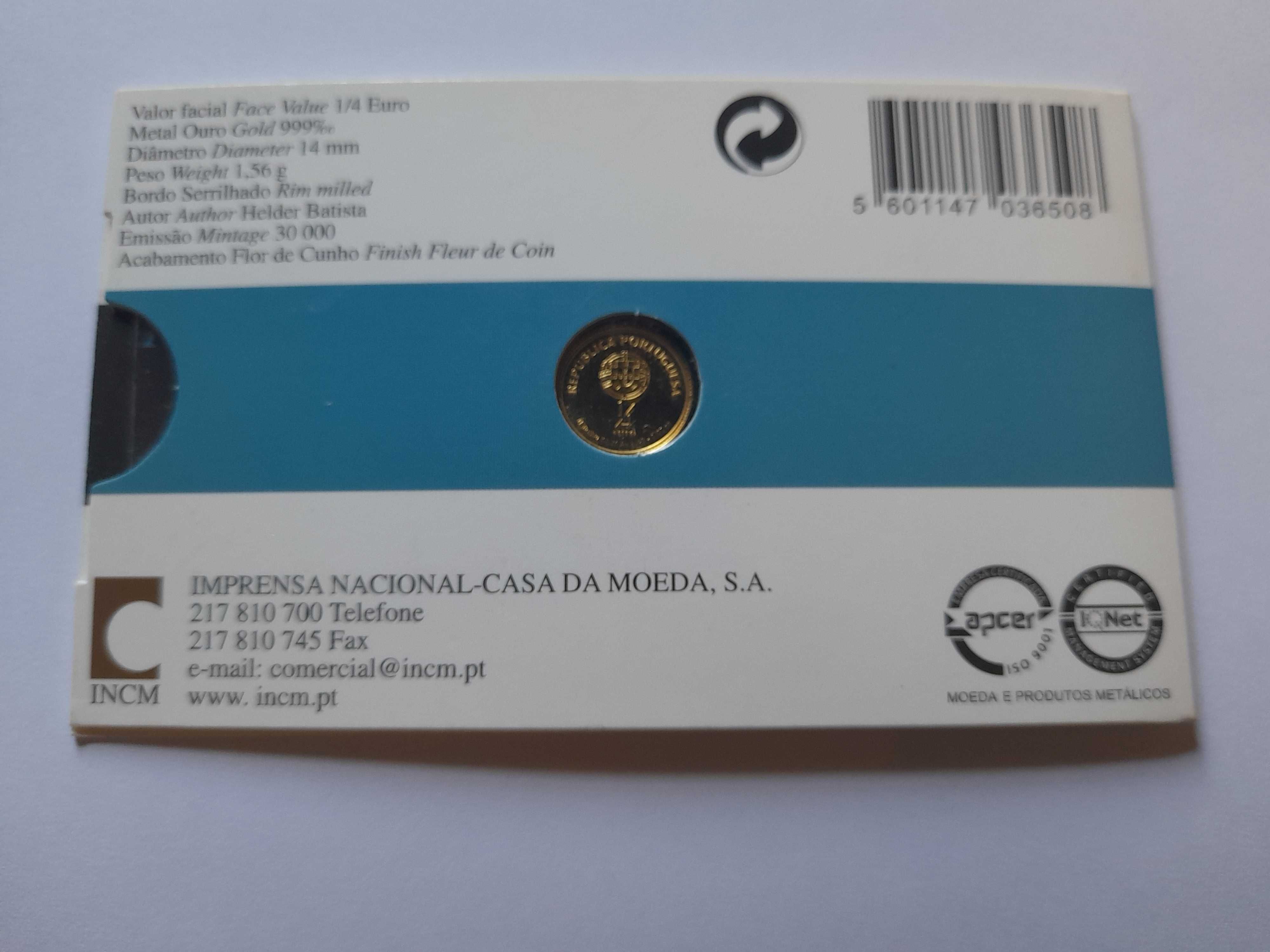 Moeda proof 1/4 euro Santo António