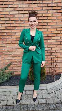 Garnitur damski zielony Natally Fashion