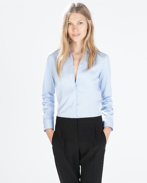 Camisa azul zara NOVA