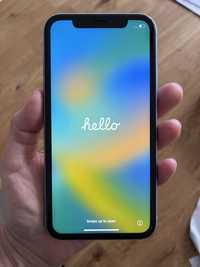 iPhone XR 64GB niebieski kabel zasilacz pudelko (bateria 85%)