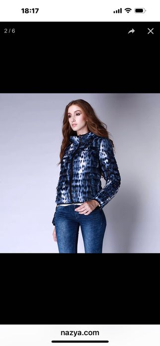 Пуховик Guess  натуральний пух двухсторонній