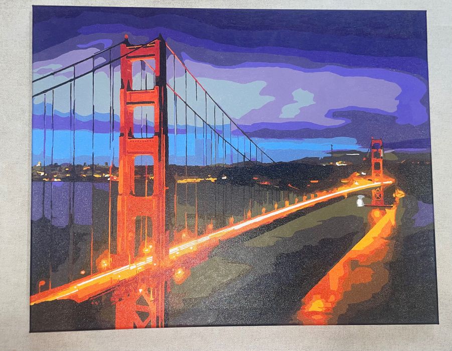 Картина по номерам готова