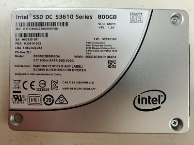 Твердотільний диск SSD MLC Intel S3610 (800 GB)