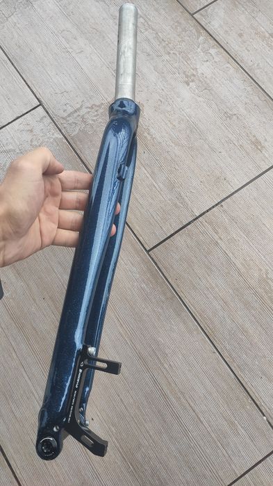 Widelec sztywny gravel, szosa z adapterem