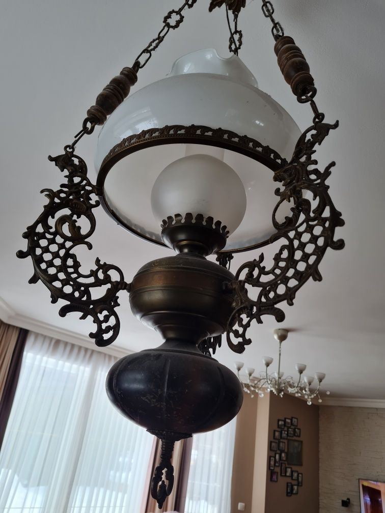 Żyrandol lampa atntyk 2 szt przywieziona z holandii