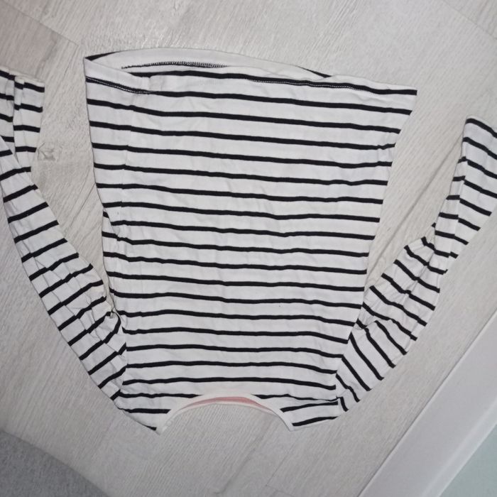 Bluzeczka t-shirt długi rękaw 86 92