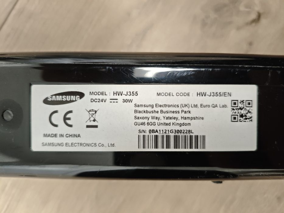 Soundbar Samsung HW-J355 120W Bluetooth