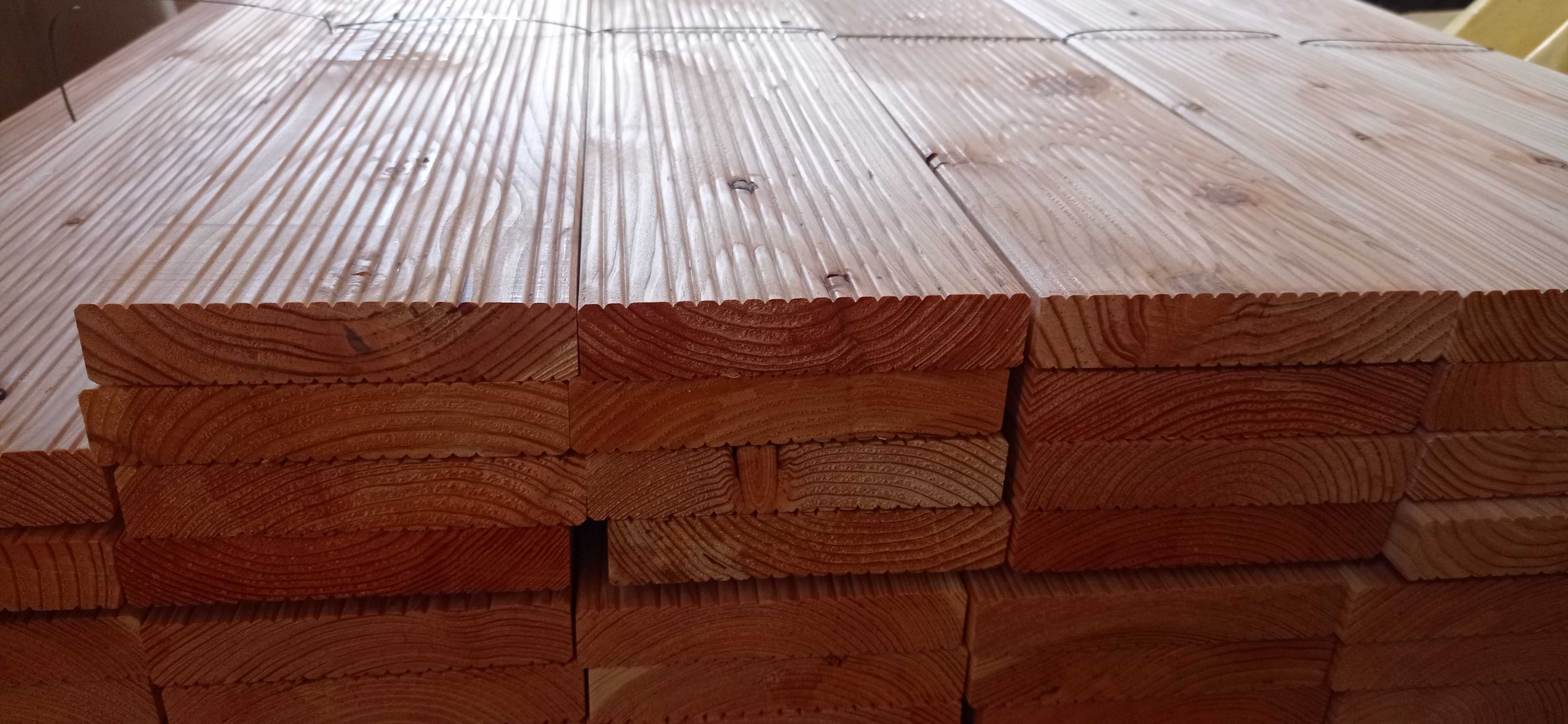 deska tarasowa 28x145 modrzew europejski klasa AB