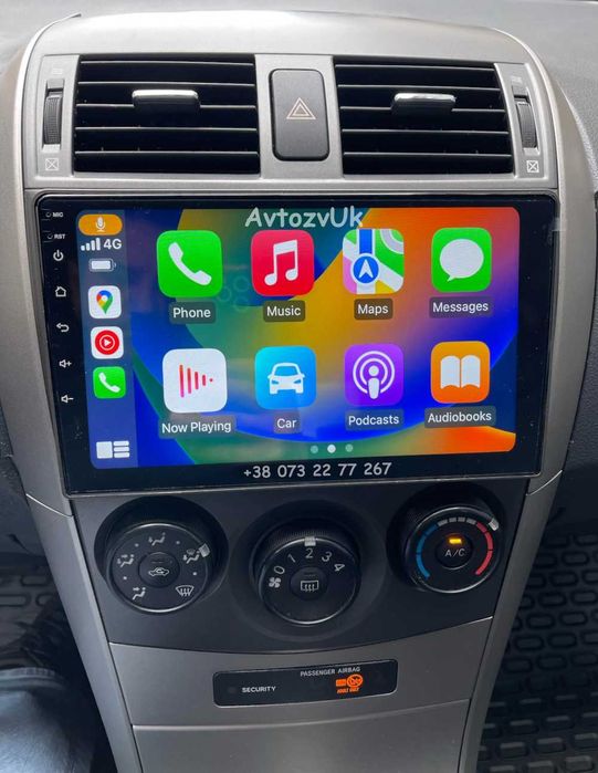 Магнитола COROLLA Toyota 150 Дисплей 2 дин Корола CarPlay Android 14