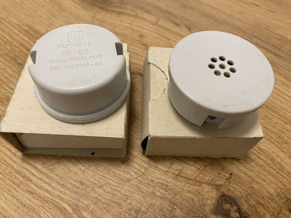 Nowe 2 szt wkładki słuchawkowe telefon Unitra Tonsil W83 BN-69/3242-02