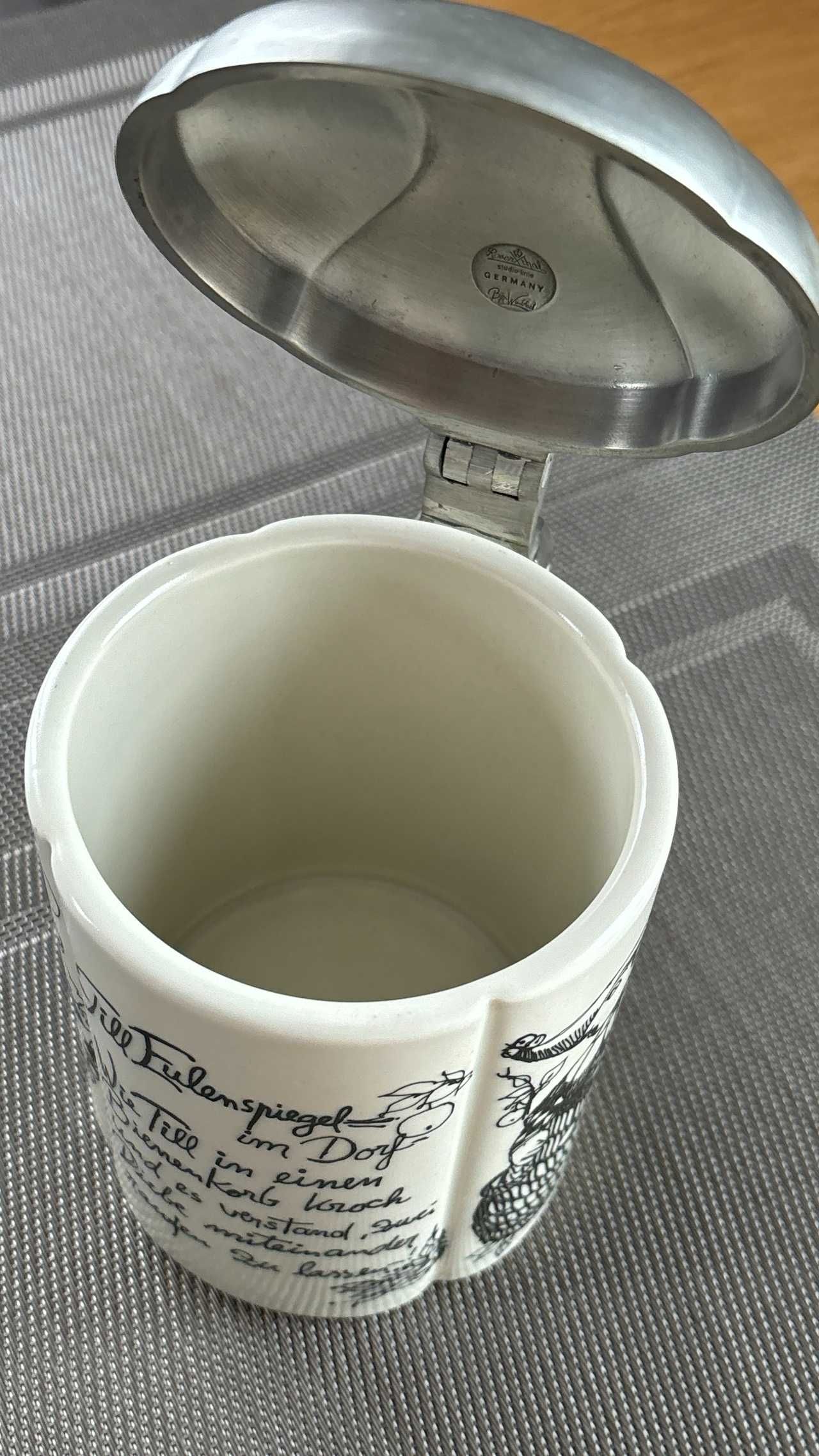 Rosenthal kufel do piwa studio-linie design B. Wiinblad