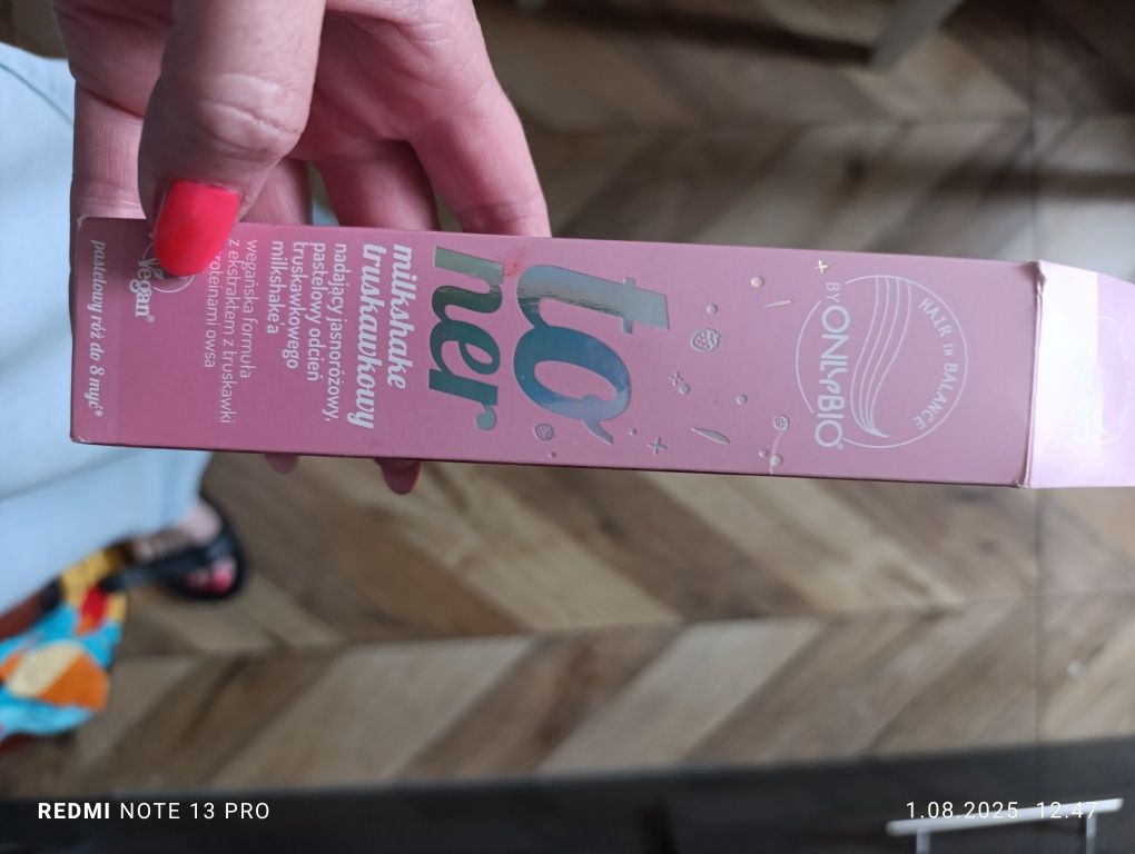 Toner milkshake truskawkowy onlybio