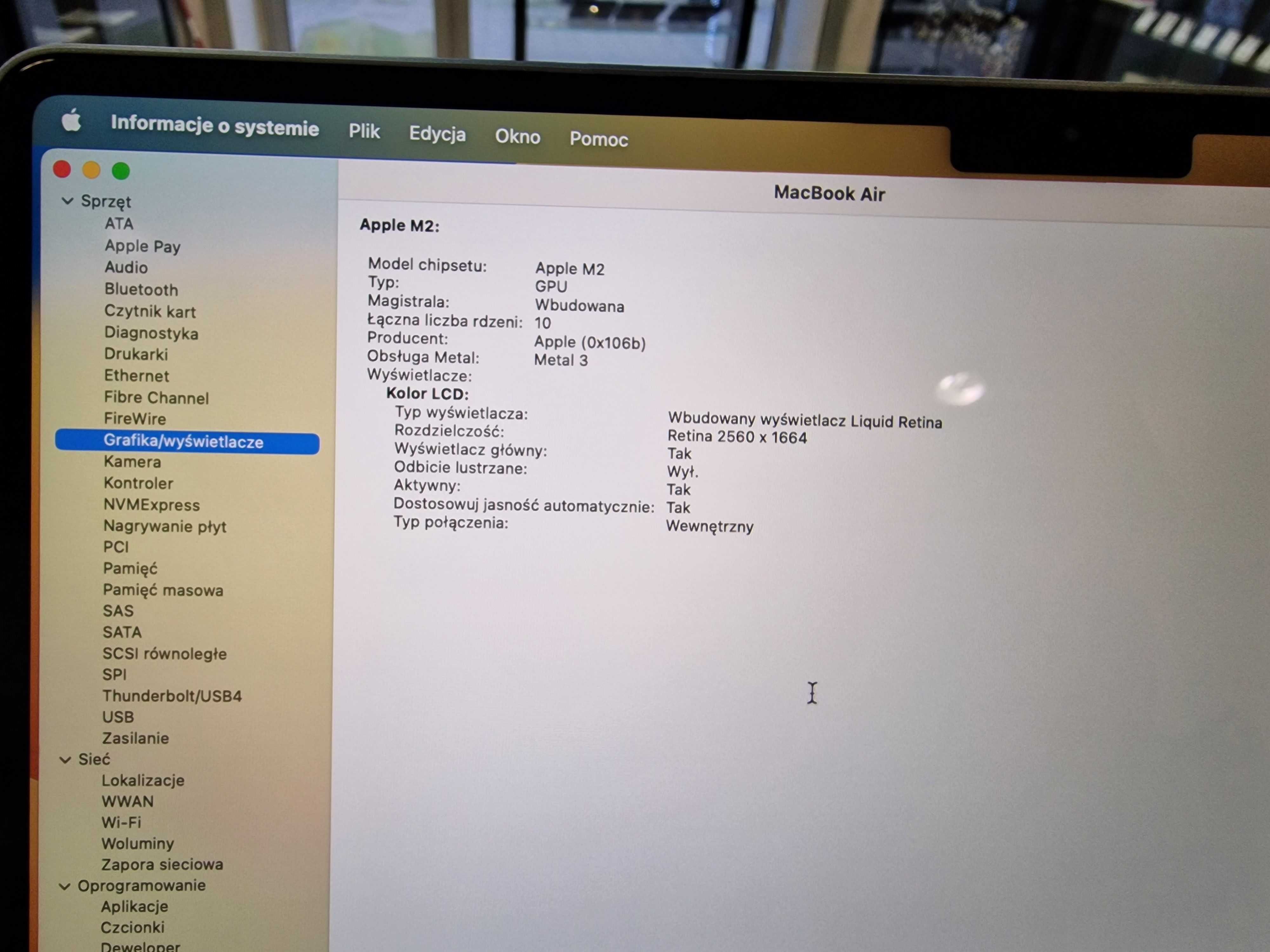 Macbook Air 2022/ Apple M2/ 8GB/ 512GB/ 2 cykle! z iSpota! 6.01.24
