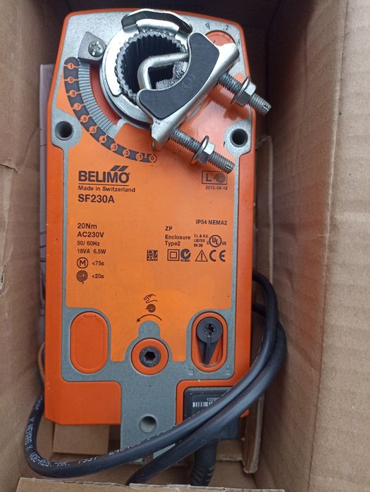 Belimo sf230a siłownik klapy ze sprężyną