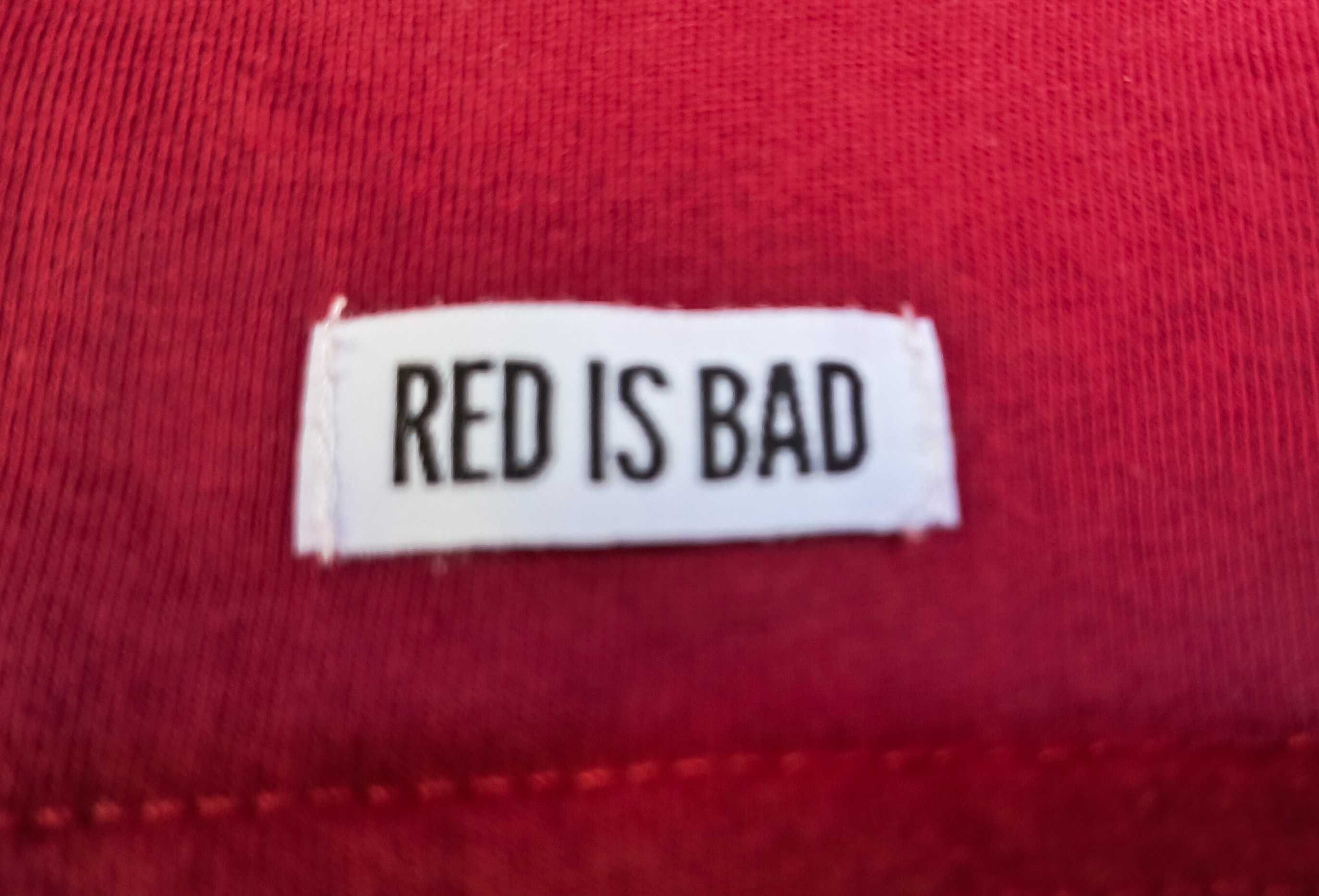 Koszulka T-shirt Red is Bad Czerwona Orzeł